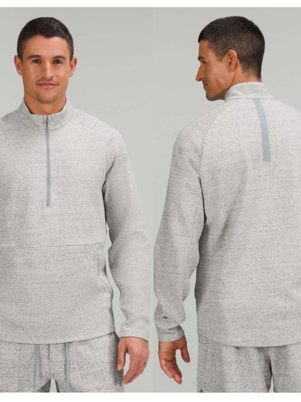 Men's Lululemon At Ease 1/2 Zip Long-Sleeve Sweatshirt-Size: M (M3DLUS)